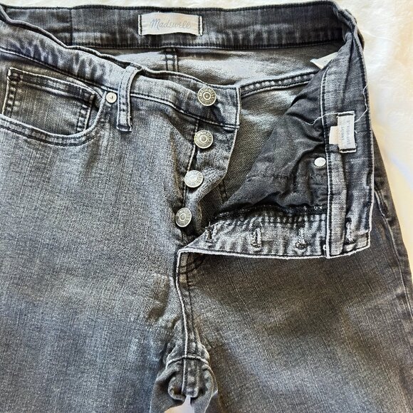 Madewell 9" High Rise Skinny Jean, Black, 29T - Picture 2 of 6